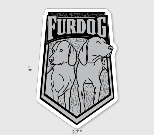 Hounds Topo Shield Decal