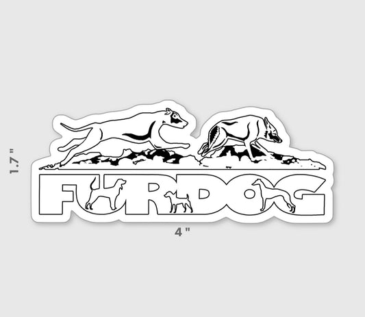 Lurcher Fox Chase Decal